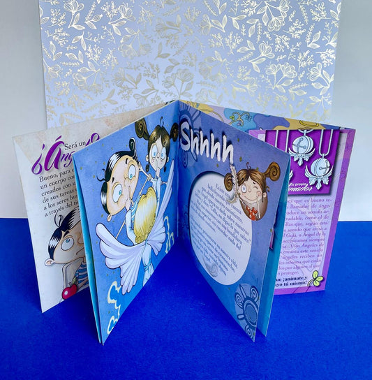 Kit para armar y colorear tu propio ángel