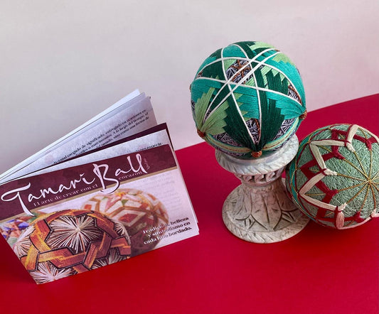 Tamari ball, arte japones en hilo